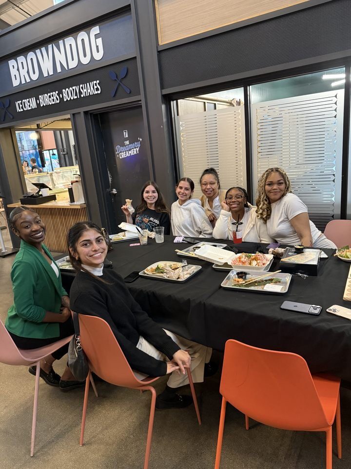 Intuitive Career Solutions team members sharing a meal together